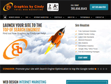 Tablet Screenshot of graphicsbycindy.com